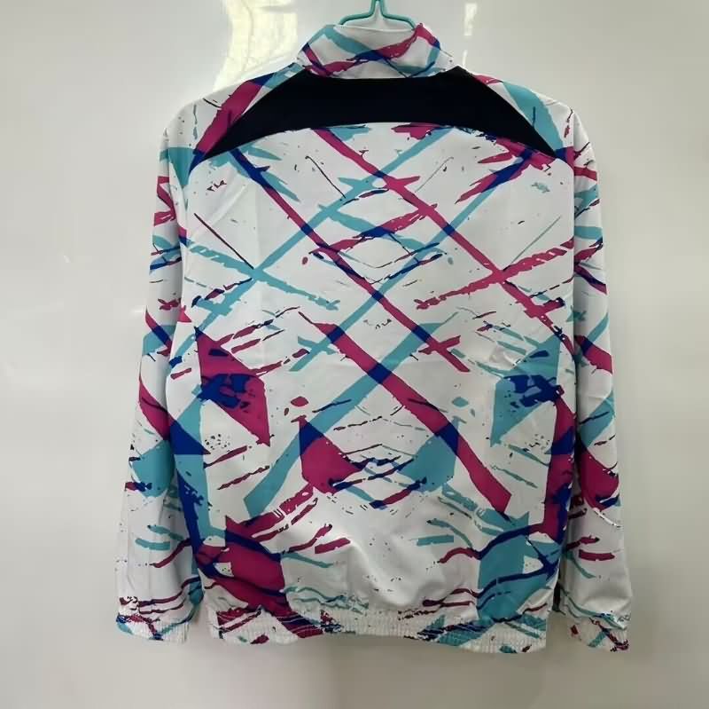AAA Quality Barcelona 25/26 Blue White Reversible Soccer Windbreaker