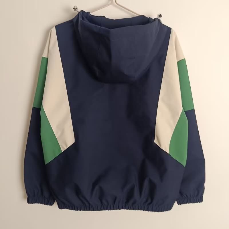 Brazil Soccer Jacket Dark Blue Replica 2025