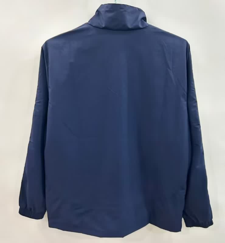 AAA Quality Chelsea 25/26 Dark Blue Soccer Windbreaker 03