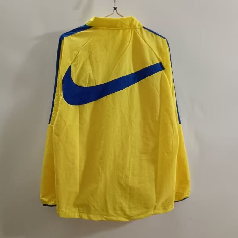 AAA Quality Club America 25/26 Yellow Reversible Soccer Windbreaker