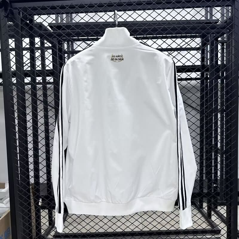 AAA Quality Colo Colo 2025 White Soccer Windbreaker