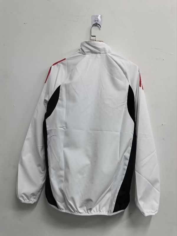 AAA Quality Liverpool 25/26 White Soccer Windbreaker