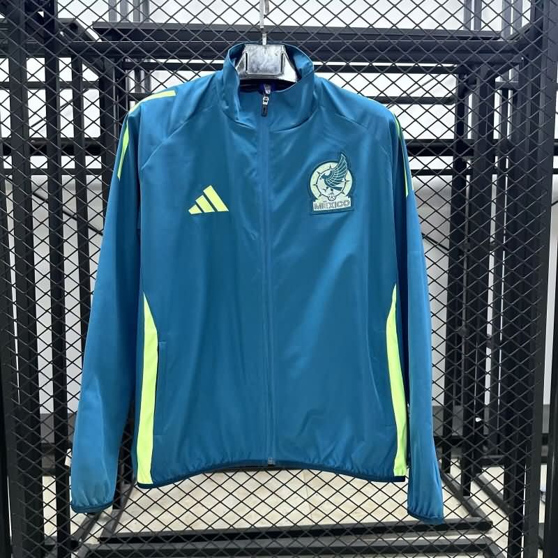 AAA Quality Mexico 2025 Green Soccer Windbreaker 02