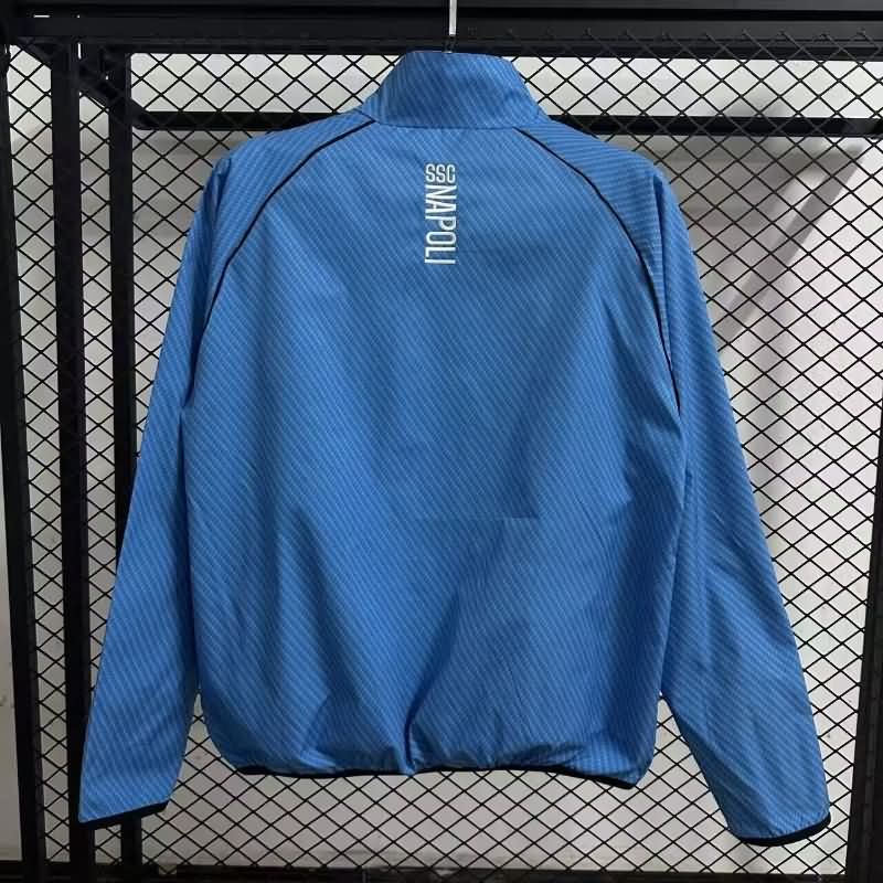 AAA Quality Napoli 25/26 Blue Soccer Windbreaker