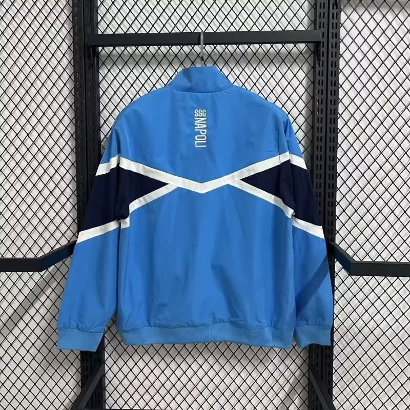 AAA Quality Napoli 25/26 Blue Soccer Windbreaker 02