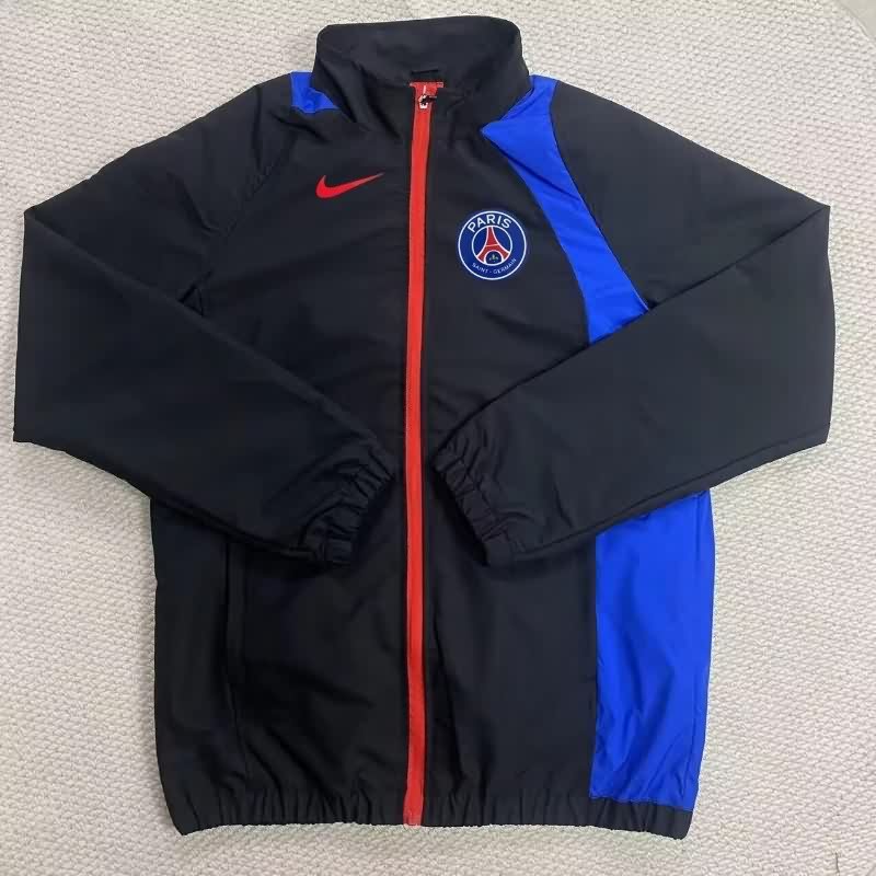 AAA Quality Paris St German 25/26 Black Soccer Windbreaker 02 AAA Quality Paris St German 25/26 Black Soccer Windbreaker 02