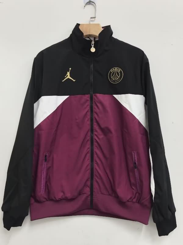 AAA Quality Paris St German 25/26 Purple Soccer Windbreaker