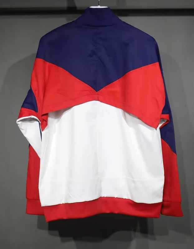 AAA Quality Paris St German 25/26 White Soccer Windbreaker 02