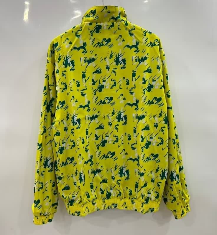 AAA Quality Real Betis 25/26 Green Yellow Reversible Soccer Windbreaker