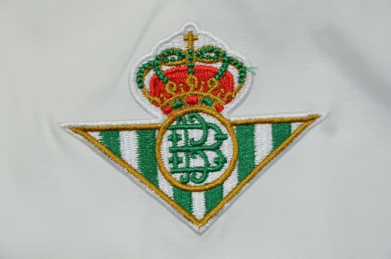 AAA Quality Real Betis 25/26 White Black Soccer Windbreaker 02
