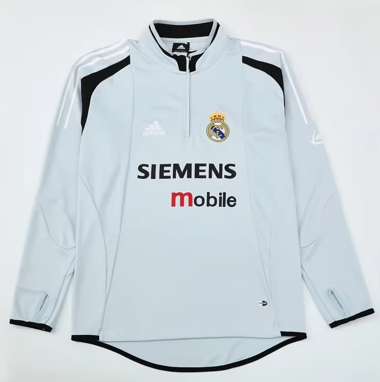AAA Quality Real Madrid 2004/05 Grey Soccer Sweater