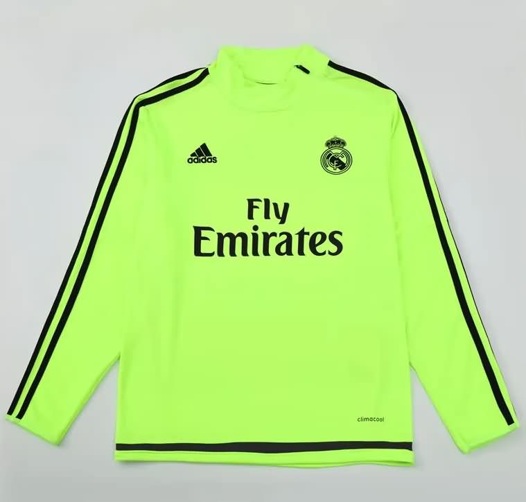 AAA Quality Real Madrid 2015/16 Green Soccer Sweater