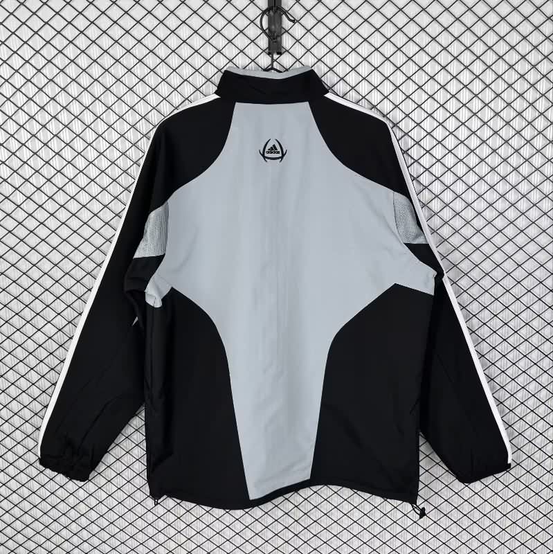 AAA Quality Real Madrid 25/26 Grey Soccer Windbreaker 02