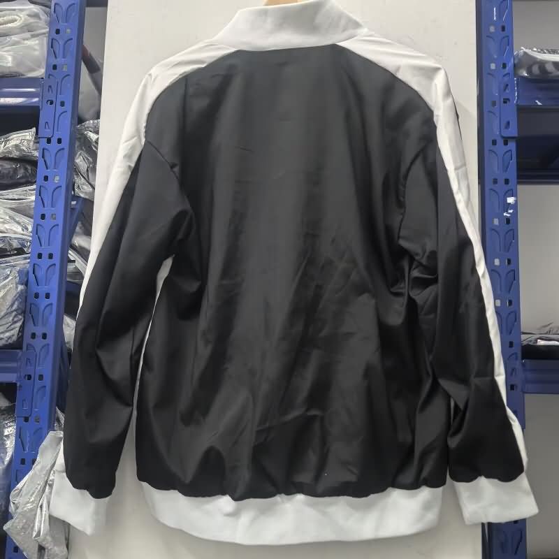 Santos Soccer Windbreaker 02 Black Replica 2025