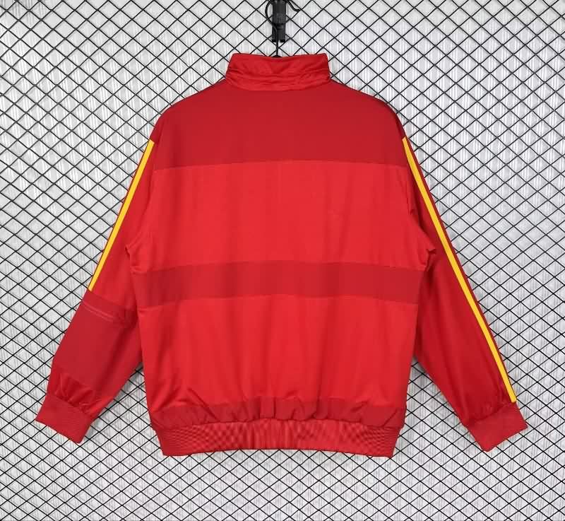 AAA Quality Spain 2026 Red Soccer Windbreaker