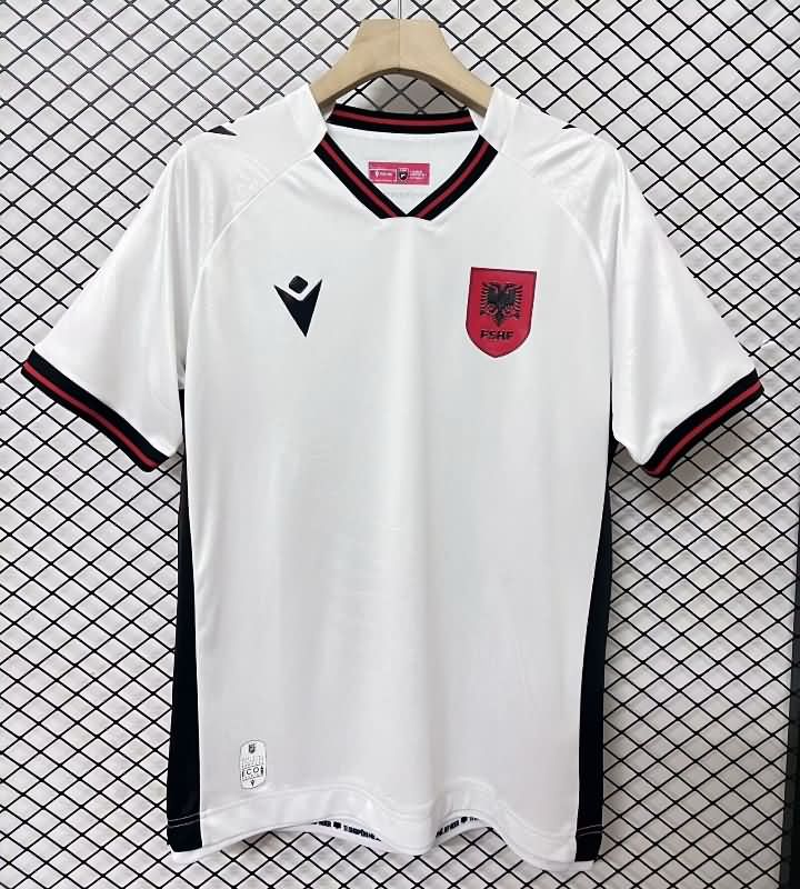 Albania Soccer Jersey Away Replica 2025