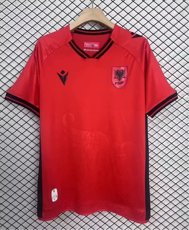 Albania Soccer Jersey Home Replica 2025