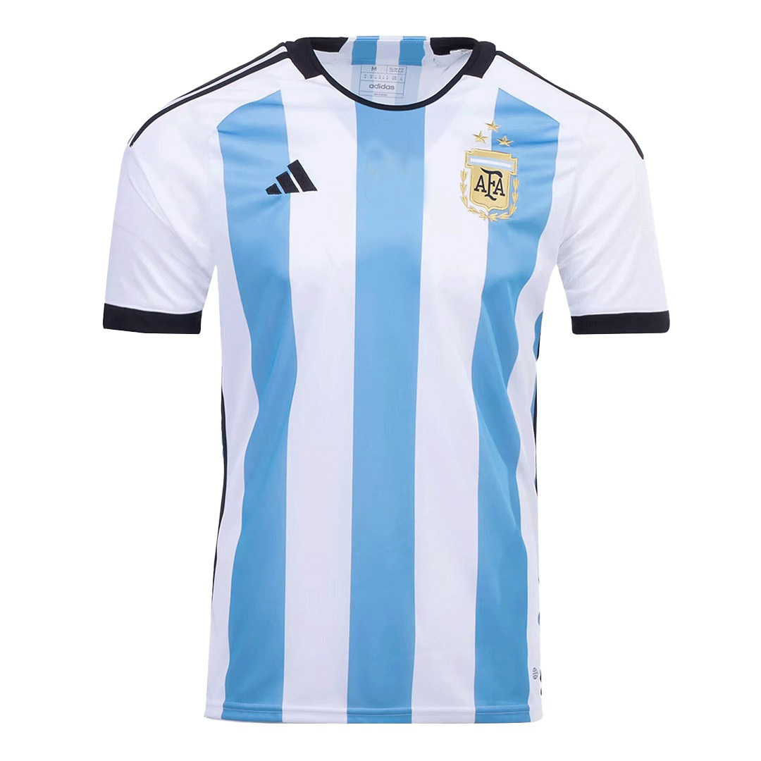 Argentina Soccer Jersey 02 World Cup Champion 3 Stars Replica 2022