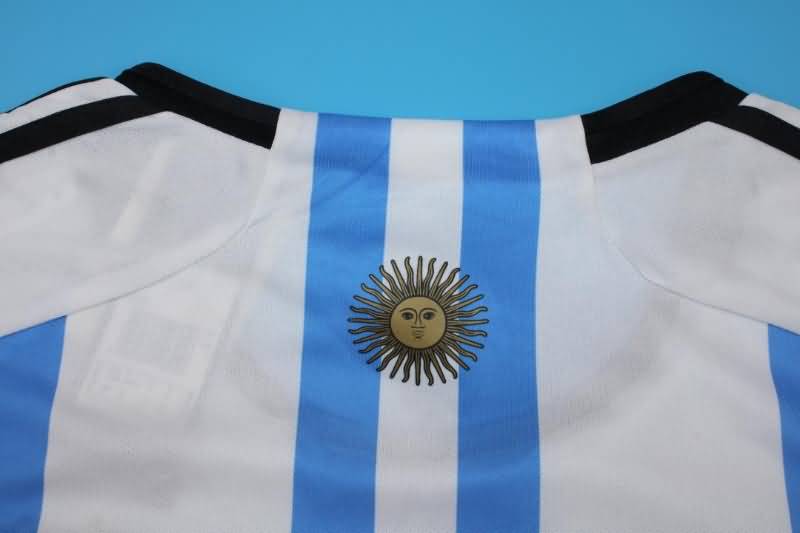 Argentina Soccer Jersey Home Women Replica 2022 World Cup