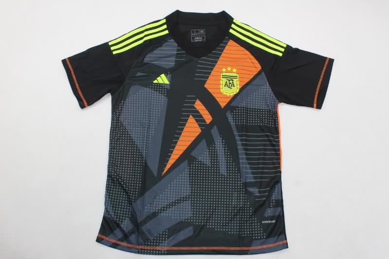 Argentina Soccer Jersey Copa America Goalkeeper Black Replica 2024