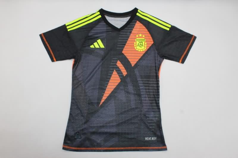 Argentina Soccer Jersey Copa America Goalkeeper Black (Player) 2024