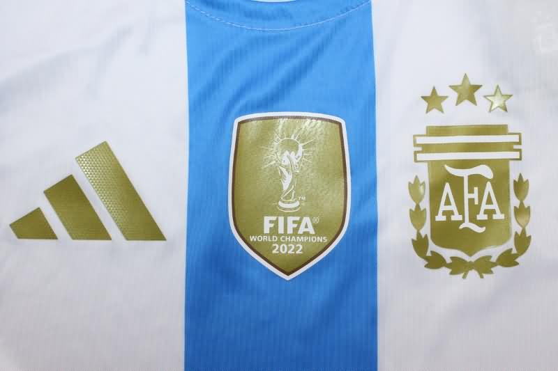 Argentina Soccer Jersey Copa America Home Long Sleeve (Player) 2024