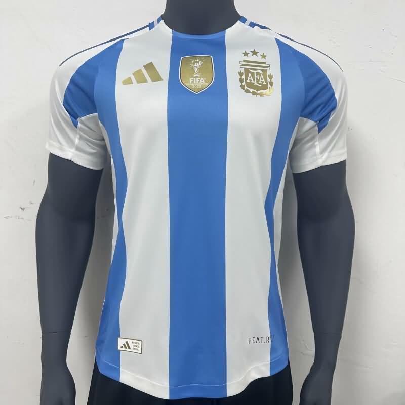 Argentina Soccer Jersey Copa America Home (Player) 2024