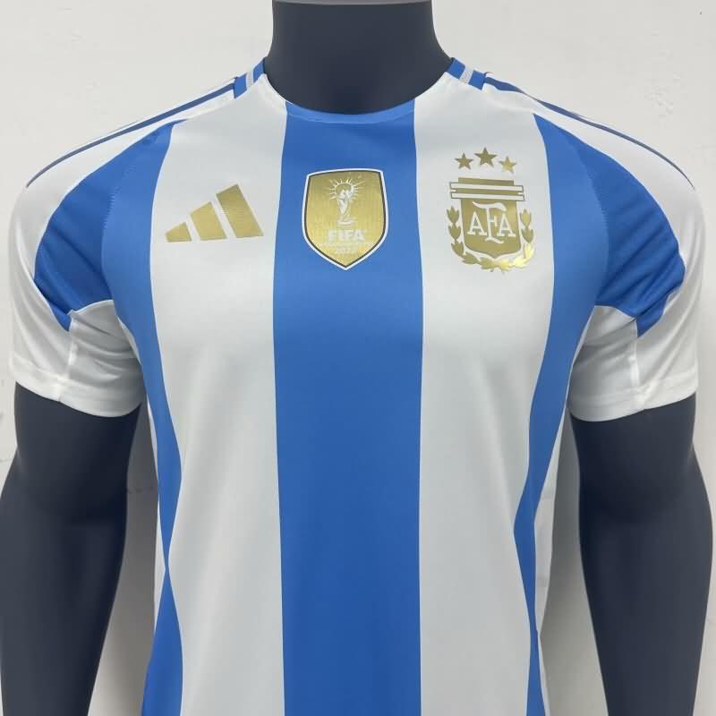 Argentina Soccer Jersey Copa America Home (Player) 2024