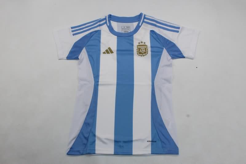 Argentina Soccer Jersey Copa America Home Women Replica 2024