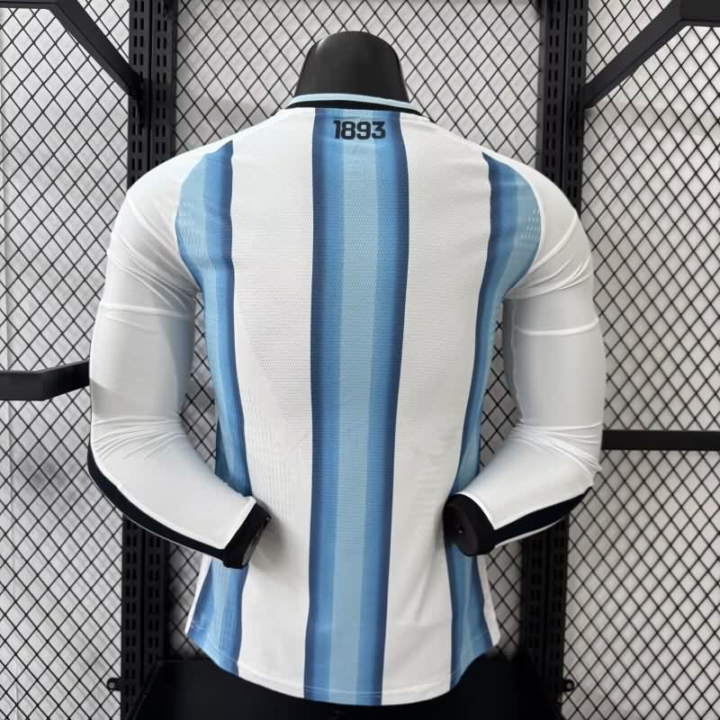 AAA Quality Argentina 25/26 Home Long Sleeve Soccer Jersey (Player)