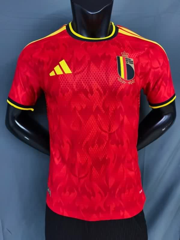 AAA Quality Belgium 2025 Home Soccer Jersey (Player)
