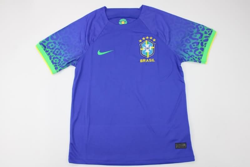 Brazil Soccer Jersey Away Replica 2022 World Cup