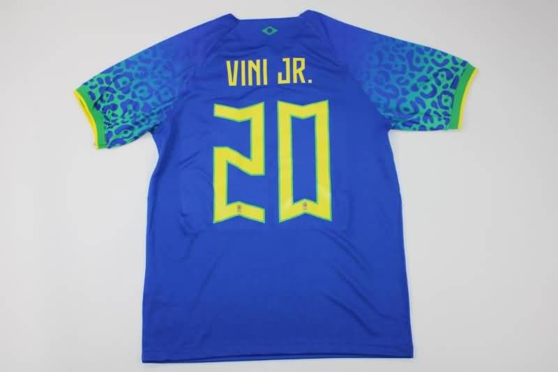 Brazil Soccer Jersey Away Replica 2022 World Cup