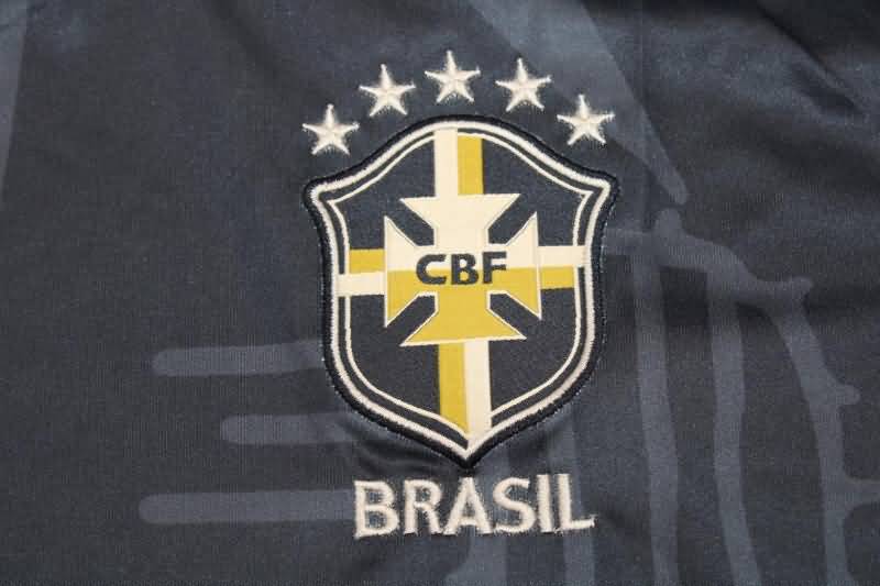 Brazil Soccer Jersey Black Replica 2022