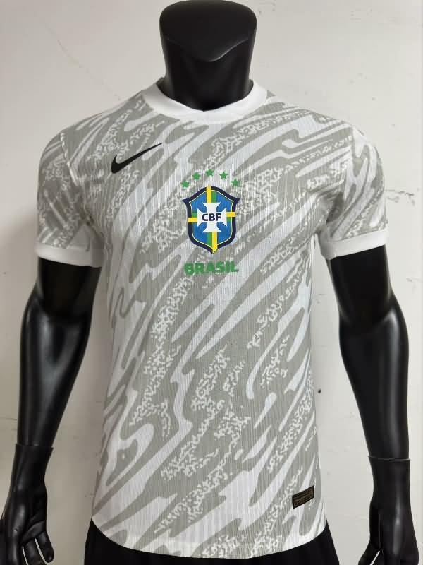 Brazil Soccer Jersey Goalkeeper Grey (Player) 23/24