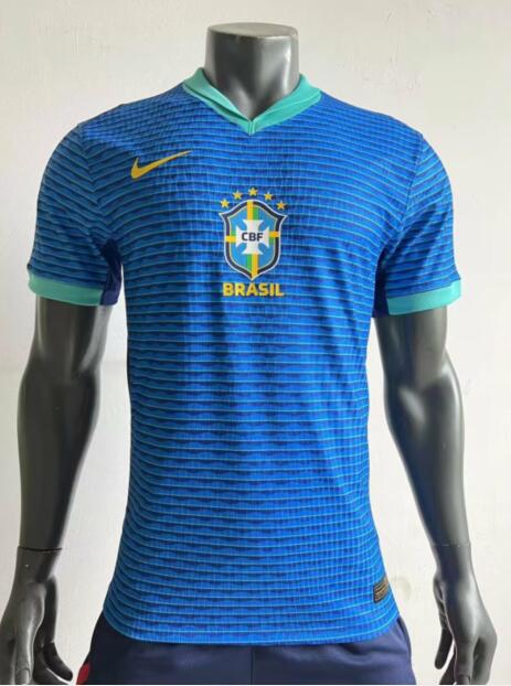 Brazil Soccer Jersey Copa America Away (Player) 2024