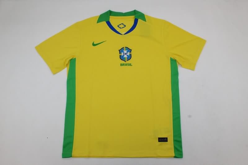 Brazil Soccer Jersey Home Replica 2025