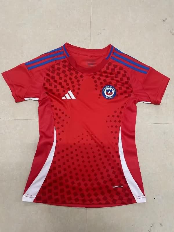 Chile Soccer Jersey Copa America Home Women Replica 2024