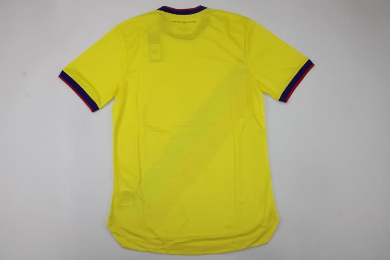 Colombia Soccer Jersey Yellow (Player) 2022