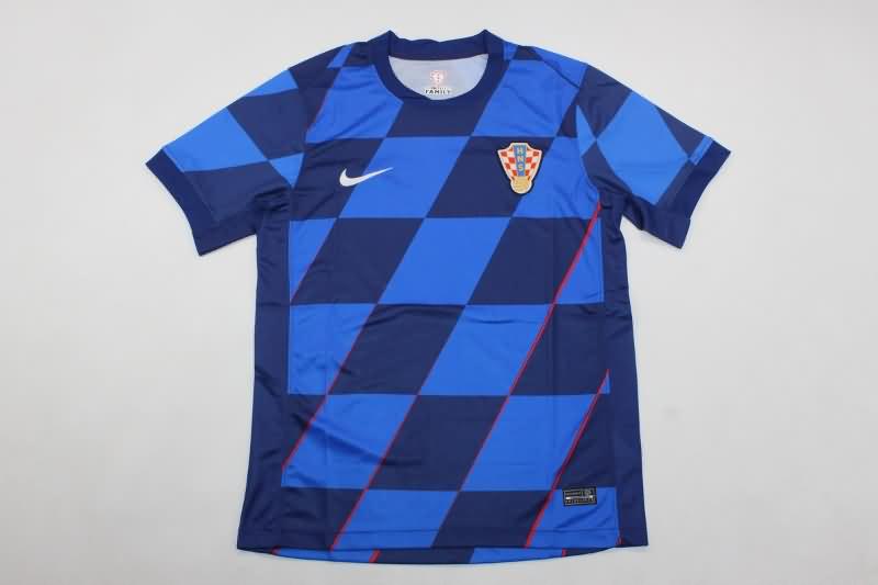 Croatia Soccer Jersey Away Replica 2024