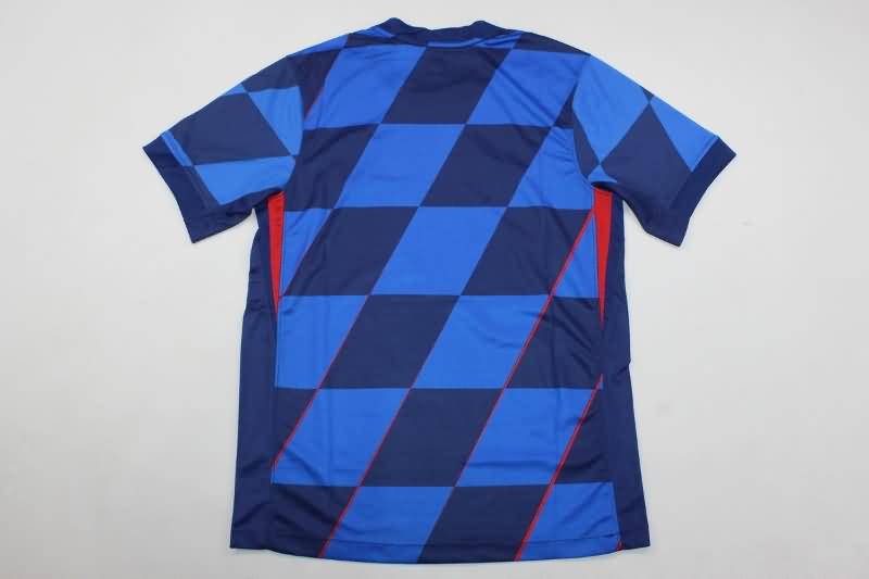 Croatia Soccer Jersey Away Replica 2024