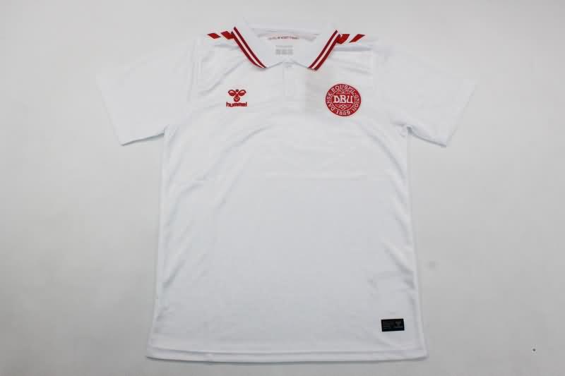 Denmark Soccer Jersey Away Replica 2024