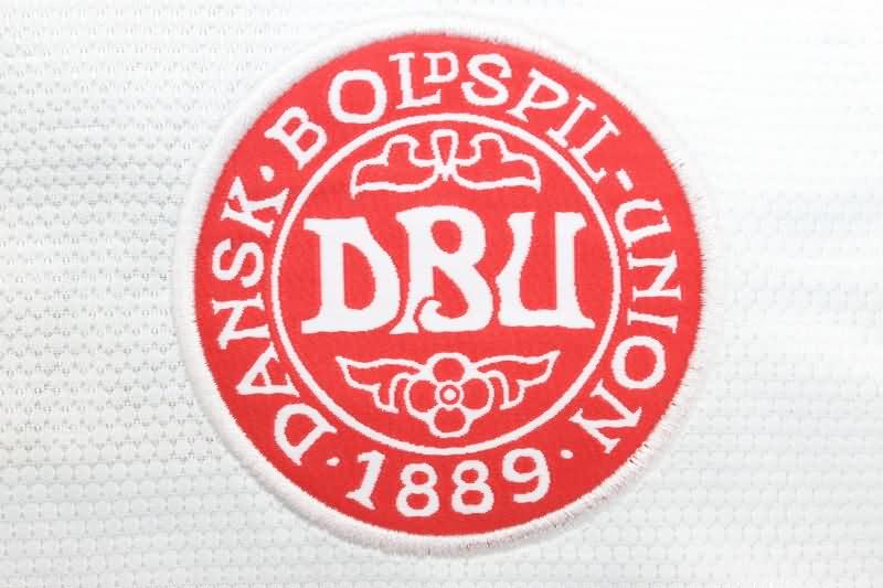 Denmark Soccer Jersey Away Replica 2024