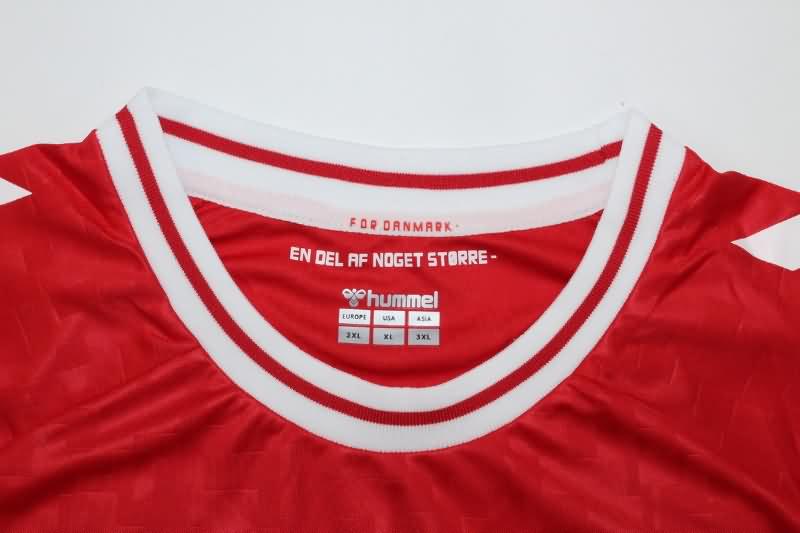 Denmark Soccer Jersey Home Replica 2024