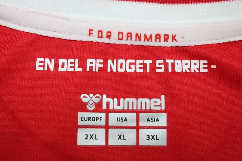 Denmark Soccer Jersey Home Replica 2024