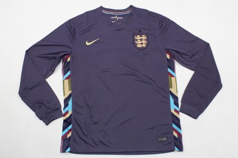 England Soccer Jersey Away Long Sleeve Replica 2024