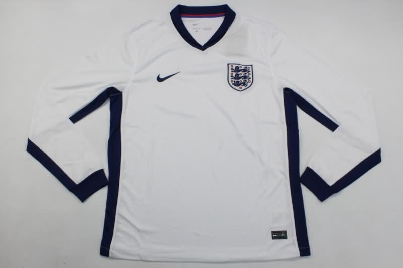 England Soccer Jersey Home Long Sleeve Replica 2024