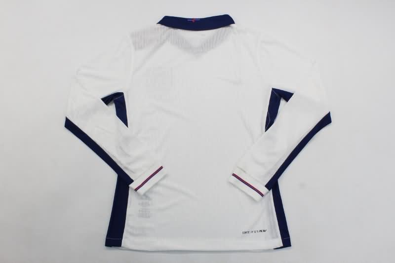 England Soccer Jersey Home Long Sleeve (Player) 2024