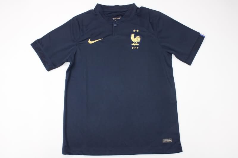 France Soccer Jersey Home Replica 2022 World Cup