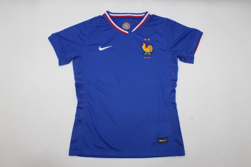 France Soccer Jersey Home Women Replica 2024